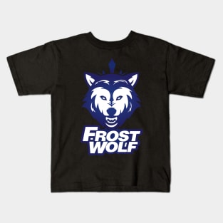 frost wolf glow design Kids T-Shirt